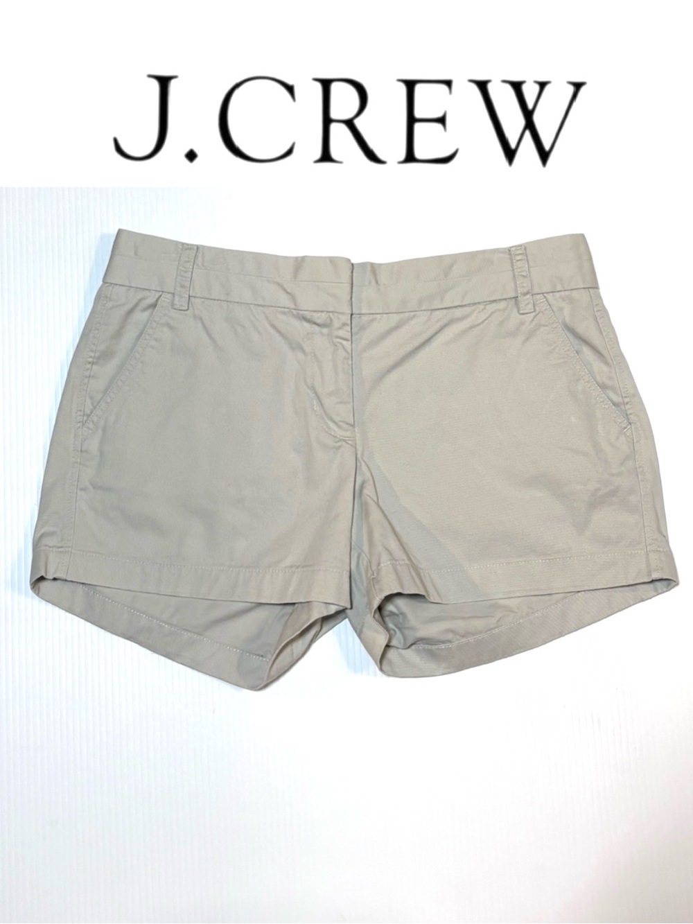 J.Crew Chino Shorts Tan khaki stone cream 10